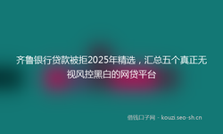 齐鲁银行贷款被拒2025年精选，汇总五个真正无视风控黑白的网贷平台